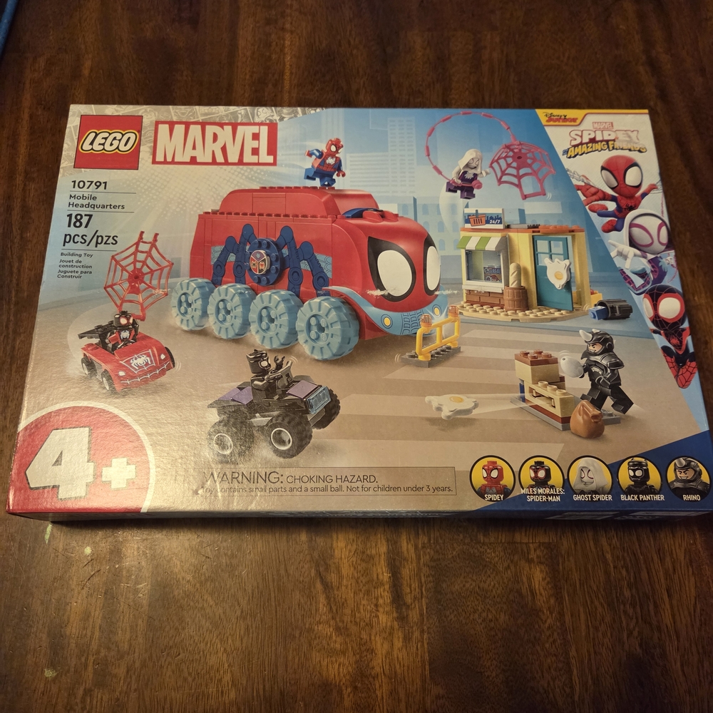 LEGO Marvel Spider-Man Mobile Headquarters Set 71399 NIB 4+ 187 PC